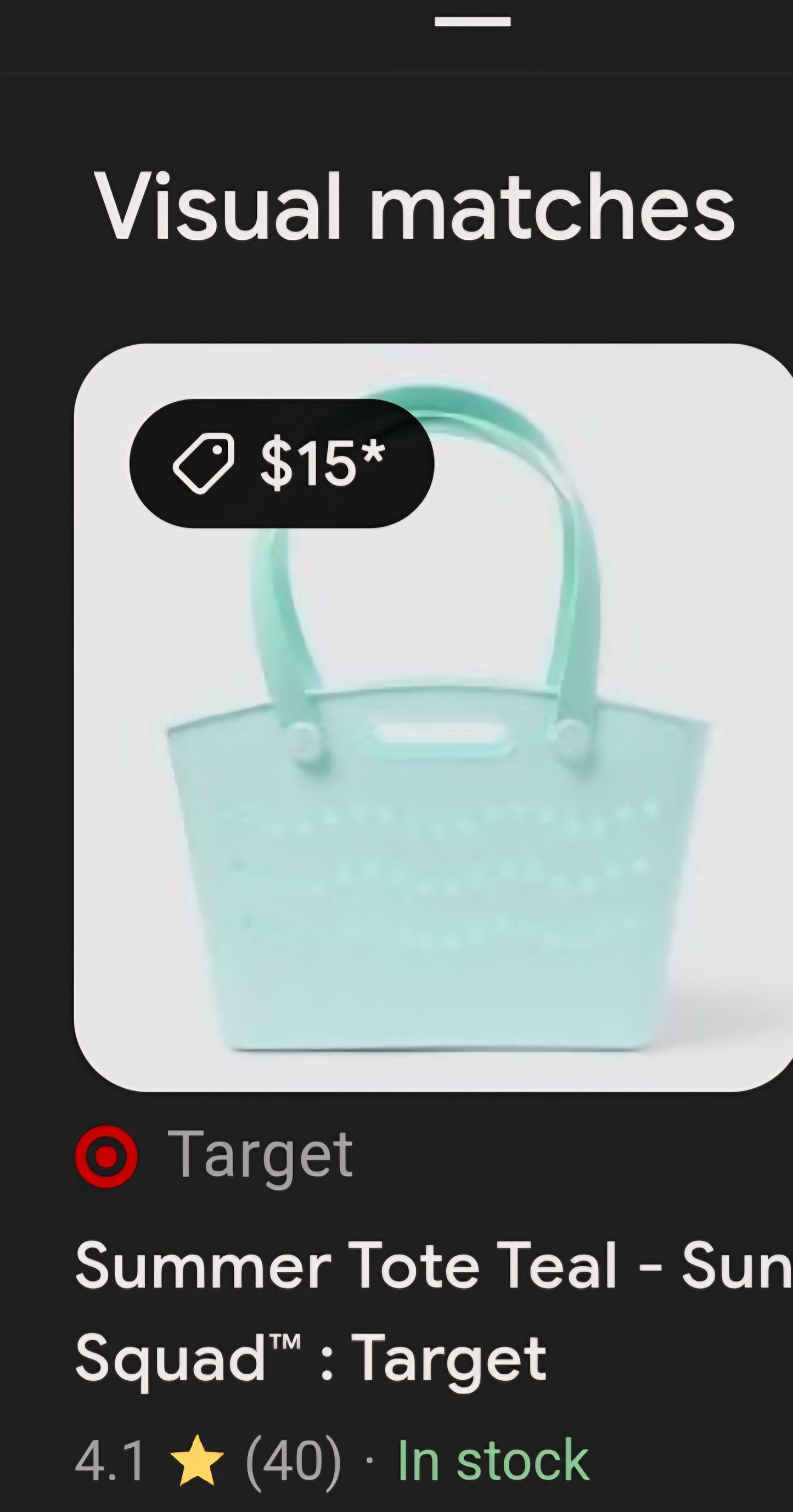 Summer tote bag