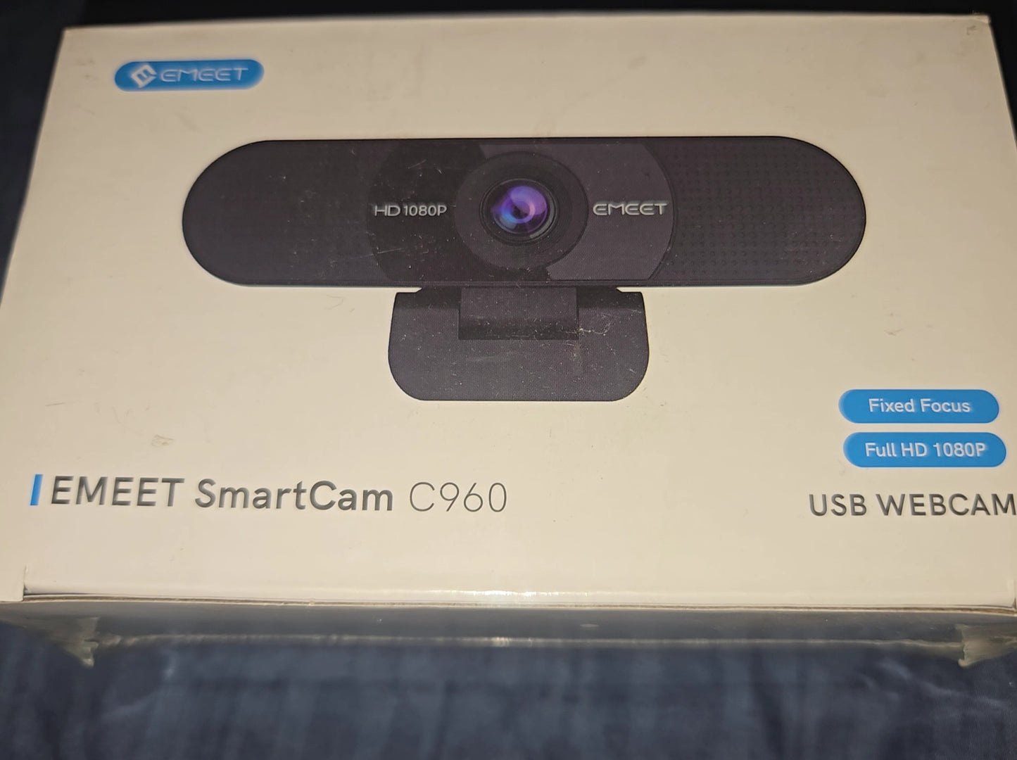EMEET SmartCam C960 Full HD 1080p Webcam Black