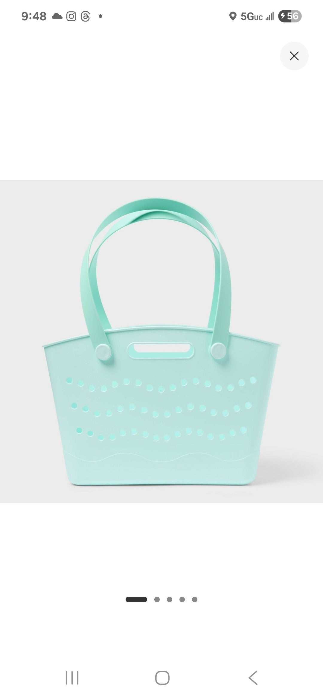 Summer tote bag