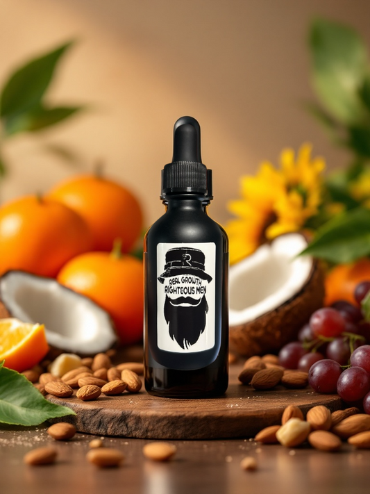 Real growth Righteous men - All Natural beard oil