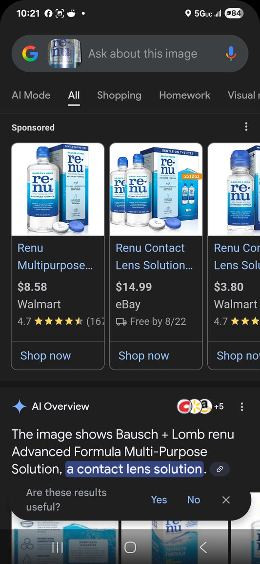 Bausch + Lomb renu Advanced Formula Multi-Purpose Solution, a contact lens solution