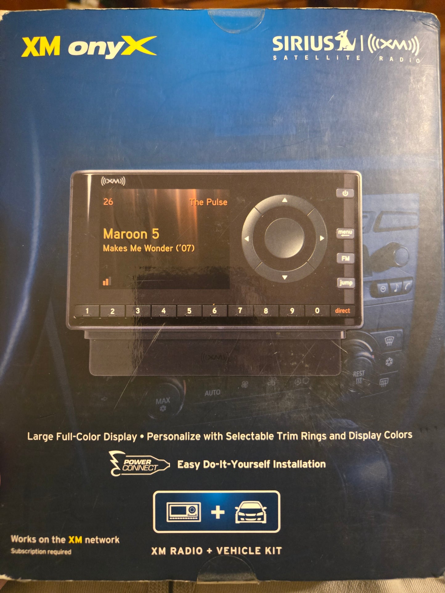 Sirius XM Onyx XDNX1V1 Satellite Radio Vehicle Kit